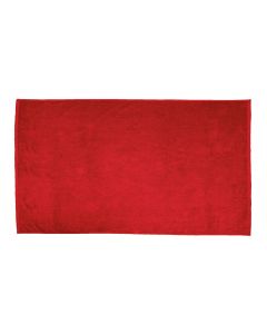 Large Terry Velour 100% Ring Spun Cotton Beach Towel-Red