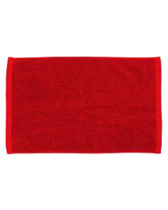 Premium Fringed Velour Spirit & Sport Towel 11 inch x18 inch-Red