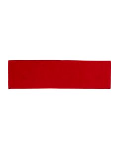 Premium Terry Velour fitnes Towel, 12 inch x 44 inch Aqua-Red