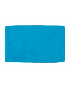 Premium Velour Hand Face Sports Towel 16 inch x26 inch-Aqua