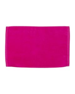 Premium Velour Hand Face Sports Towel 16 inch x26 inch-Hot Pink