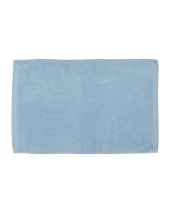 Premium Velour Hand Face Sports Towel 16 inch x26 inch-Light Blue