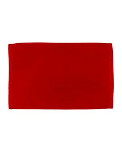 Premium Velour Hand Face Sports Towel 16 inch x26 inch-Red